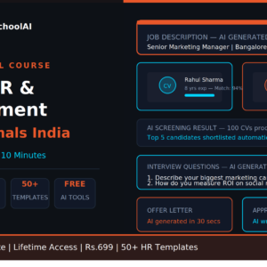 AI for HR professionals India