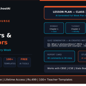 AI for teachers India